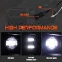 LED Fog Light with DRL Compatible for Toyota Tundra 2014 2015 2016 2017 2018 2019 2020 2021 Bumper Fog Lamps