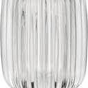 VanEnjoy Clear Toothbrush Cup Glass Toothbrush Holder for Bathroom, Unique Toothbrush Holder