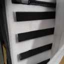 Rotating Towel Warmer Rack Black-VOKIM Wall Mounted Electric Towel Warmer