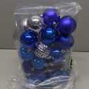 36 Pcs Christmas Ball Ornaments Brown Christmas Ornaments Set for Valentine's Day Christmas Tree Decorations Shatterproof Large Xmas Bulk Balls 2.36 Inches Hanging Decor for New Year Party