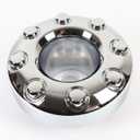 2 x 2PCS Replacement for 2005-2018 F-350 F350 Dually Front 4X4 Open Chrome Wheel Center Hub Cap Replaces 5C3Z1130TA
