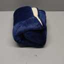 Buganda Memory Foam Bathroom Rug Mat 47x20, Extra Soft and Absorbent Bath Mats, Non-Slip and Machine Washable Bath Rugs for Bathroom Floor,Tub and Shower, Navy