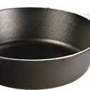Lodge 5 Quart Pre-Seasoned Cast Iron Deep Skillet - Signature Teardrop Handle & Assist Handle - Use in the Oven, on the Stove or Grill, or Over a Campfire - Black