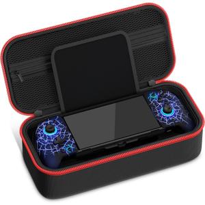 JC200 Series Switch Controller Customized Travel Case, Hard Shell Case Holds JC200 Series Controller, Switch Console, AC Adapter, Headset and 10 Game Cards, Etc. (for JC200 Series Controllers Only)