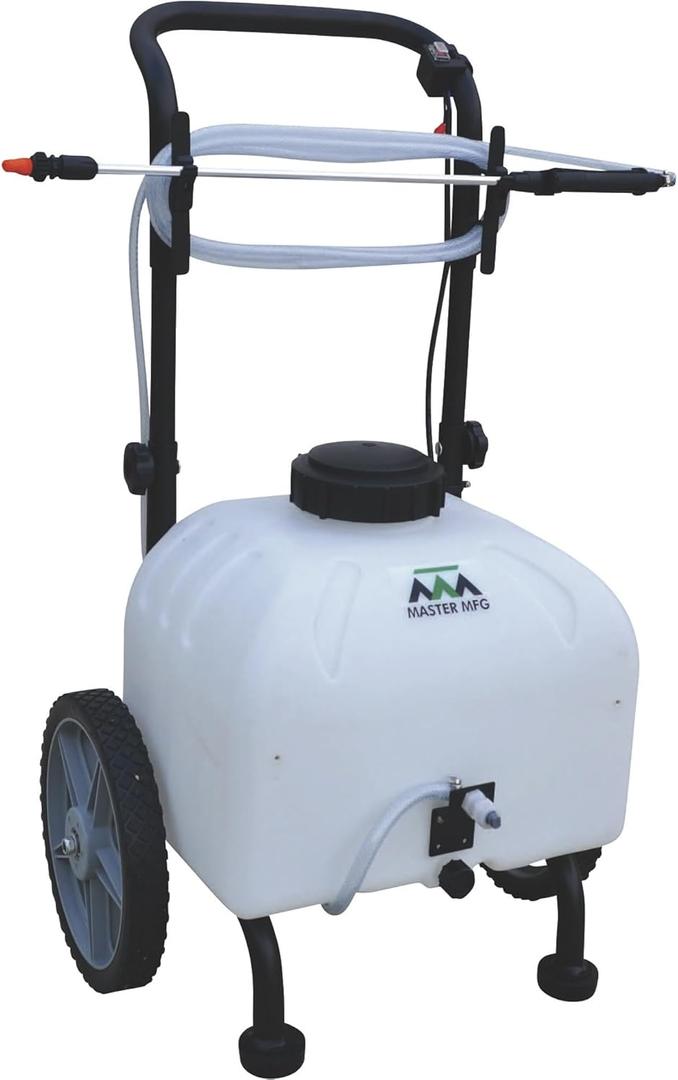 Master Mfg Revolt Lithium-Ion Series 9 Gallon Pull & Tow Sprayer-1.0GPM, 50" Swath