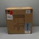 Electric Fireplace Heater 22 in Freestanding Fireplace Stove Infrared Fireplace RealSmart with 3D Flame Effect Remote Control, Timer, Overheating Protection Heater for Indoor Use Black