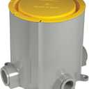 Non-Metallic Floor Box for Concrete Pour, with 3/4 and 1 in. Hubs