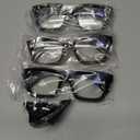 miyya Stylish Reading Glasses for Women, Cheaters Eyeglasses, Oversized Blue Light Readers, Fashion Eye Glasses (Black + Tortoise + Gray Leopard (3 Pack, +2.2))