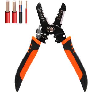Wire Stripper, 3-rd Generation Wire Strippers or Crimping Tool, 5-IN-1 Wire Crimper or Cutter, 10-20 AWG Electric Wire, Multi-Function Hand Tools