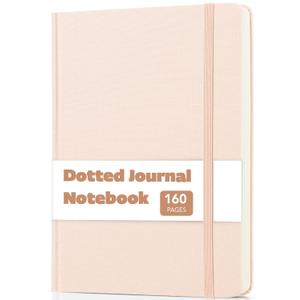 Mr. Pen- Dotted Journal Notebook, A5 Midium Size (5.7"x8.4"), 160 Pages/80 Sheets, Fabric Hardcover, 100 GSM Thick Paper, Bullet Dotted Journal, Hardcover Journaling Notebook for Bible Journaling