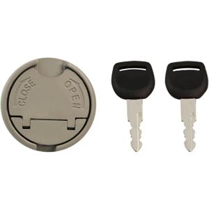 Scooter Gas Cap, Universal Gas Tank Lock Cap with 2 Keys, Gas Fuel Tank Cap Lock Tank Cap Replacement for GY6 Scooter Motorcycle