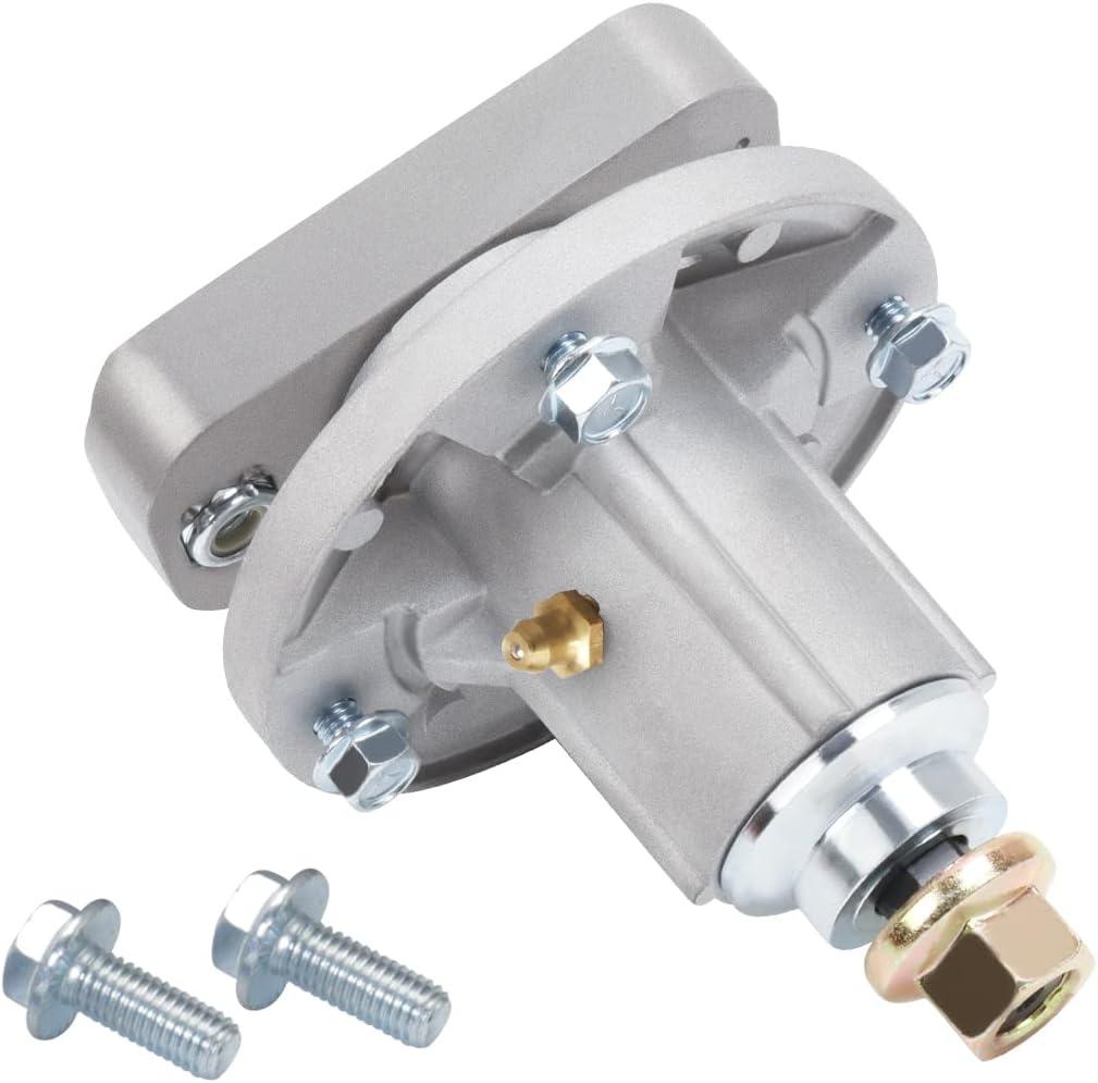 KOOTANS Lawn Mower Spindle Assembly Fit for John Deer GY20050 GY20785 GX20250 L100 L107 L108 L110 L120 L130 Series, 42" 48" Deck Spindle with Blade Bolts for Oregon 82-356 Stens 285-093 Rotary 11206