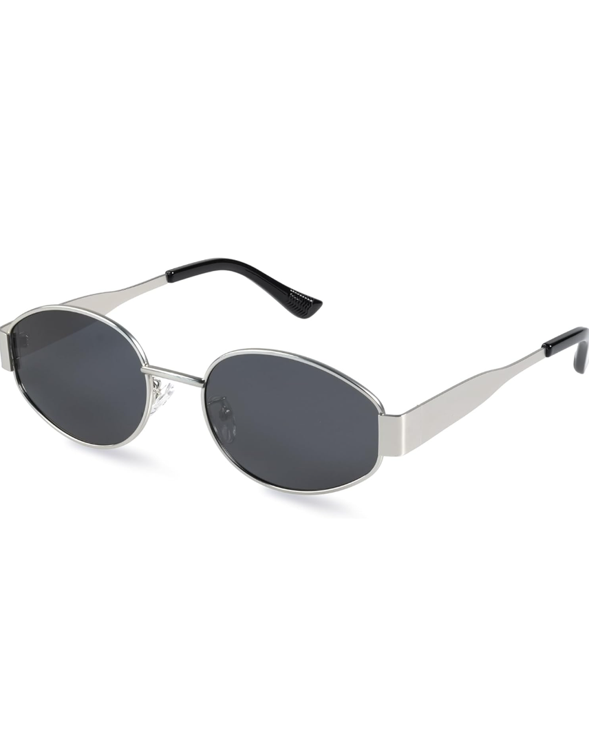livho 2025 Trendy Oval Sunglasses - Stylish Polarized Shades for Everyday - Retro Metal Frames