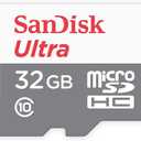 SanDisk Ultra 32GB UHS-I/Class 10 Micro SDHC Memory Card With Adapter - SDSDQUAN-032G-G4A