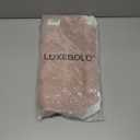 LuxeBold Hobo Bag for Women Vegan Leather Zippered Shoulder Handbags Slouchy Top Handle Tote Bag with Phone Pouch Casual Purses LXB-004-BR, Brown