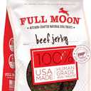 Full Moon Beef Jerky Healthy All Natural Dog Treats Human Grade Made in USA Grain Free 11 oz (EXP 10/13/27)