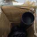 Tension Curtain Rod, 51-86 Inch,Spring Shower Tension Curtain Rod, Closet Rod, for Windows or Shower, Easy to Install, No Drilling, No Rust, for Bathroom, Rod Diameter 1.26 Inches, Black,Umimile