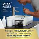 Waterpik ION Professional Water Flosser, Rechargeable and Portable for Teeth, Gums, Braces, 10 Settings, 7 Flossing Tips For Multiple Users And Needs, ADA Accepted, WF-12 Black