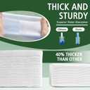 Disposable Face Towels 300 Count, Biodegradable Ultra Soft & Thick Facial Towels for Sensitive Skin, Lint-Free Makeup Remover Dry Wipes, Multi-Purpose Cleansing Towelettes for Face Wipes, Skincare