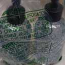 Blue Glass Dish Soap Dispenser for Kitchen, 12oz Refillable Liquid Hand Soap Dispenser Set, 2 Pack Crystal Lotion Bottle for Modern Home Decor, Bathroom Countertop, Hotel