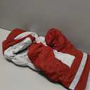 MIGOHI Full Body Dog Coat - Warm Reflective Winter Coat for Medium Dogs with Harness, Turtleneck Dog Fleece Jacket, Four-Leg Windproof Puffer Jackets Snowsuit with Zipper for Small Medium Large Dogs, L (Large(Back:16.9"), Burgundy)