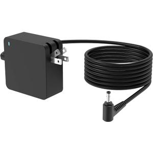 ADLX65CCGU2A AC Charger Fit for Lenovo ADLX65CLGU2A, ADLX65CDGU2A, ADLX65CCGA2A, ADLX65CLGE2A, ADLX65CLGA2A, PA-1650-20LL Laptop Power Adapter, 7.5ft Cord, Power Indicator, Retractable Prongs, 65W/45W