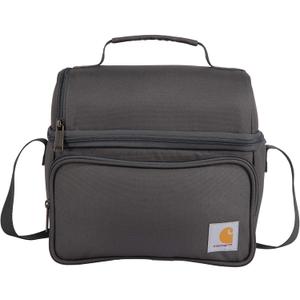 Carhartt Camping Cooler, Worksite Lunchbox, Soft Shell Lunch Bag for Construction Sites, Work and Everyday Use, Gray (One Size (Pack of 1))