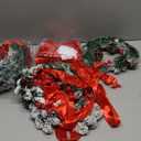 Christmas Flocking Wreath Front Door Christmas Wreath Holiday Party Decor