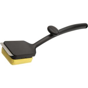 Cuisinart Grill Steam Cleaner Brush, Bristle Free Cleaning Brush for All Grills, Perfect Worry-Free Grill Brush Accessories for BBQ, Clean Cast Iron Grates, Stainless Steel, Porcelain (Black/Yellow)