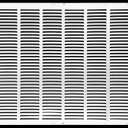 26" x 26" Return Air Grille - Sidewall and Ceiling - HVAC Vent Duct Cover Diffuser - [White] [Outer Dimensions: 27.75w X 27.75" h]