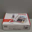 SWISSVOICE 3355 DECT 6.0 Corded Big Button Phone for Elderly with Answering Machine and Additional Cordless Handset - Loud Phones for Hard of Hearing - Hearing Aid Compatible Phones