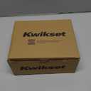Kwikset Casey Entry Door Handle with Lock and Key, Secure Keyed Reversible Lever Exterior, For Front Entrance and Bedrooms, Matte Black , Pick Resistant Smartkey Rekey Security and Microban (1 Pack)