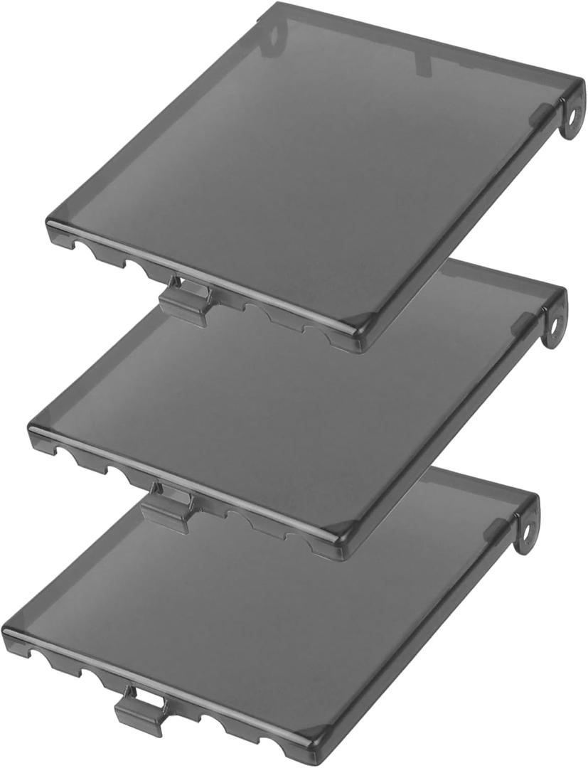 DBV2C-1 Outlet Electrical Tool Box cover,Extra Duty Replacement in-Use for Wet Locations,Type 3r Enclosure Cover for Arlington DBVR2C/DBVS2C/DBVM2C 2-Gang (Vertical) - Clear 3pcs (DBV2C1-3)