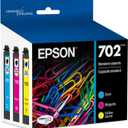 EPSON 702 DURABrite Ultra Ink Standard Capacity Color Combo Pack (T702520-S) Works with WorkForce Pro WF-3720, 3730, 3733