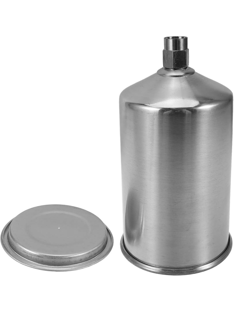 Spray Paint Accessories - Aluminum Paint Spray Pot with Internal and External Thread Lightweight Design for Efficient Home and Industrial Use Compatible with Various Devices