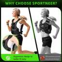 Adjustable Weighted Vest for Women, Customizable 0-18 lbs Strength Training Vest with 10 Removable Sandbag, Breathable Design, Reflective Safety Strips for Running, Hiking, and Fitness (Black)