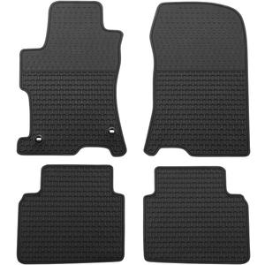 Car Floor Mats Custom Fit for Honda Accord 2008-2012 BlackRubber Auto Liner Mats All Weather Protection Odorless