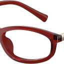 Reading Glasses for Women  Stylish Anti-Eyestrain & Anti-Glare Readers Lightweight Computer Eyeglasses(red,1.75X)