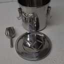 304 Stainless Steel Airtight Canister with Lids,20 lbs Large Capacity Food Storage Containers for Rice Flour Sugar Grain Coffee Bean,Airtight Canister for Kitchen & Pantry Organization