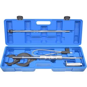 9 PCS Inner CV Axle Removal Tool, Heavy Duty Slide Hammer Puller Set, 63mm 48mm CV Joint Fork, Steel Cable Adapter, Extension Rod, Front Wheel Drive Axle Half Shaft Removal Tool Kit
