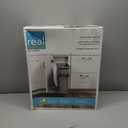 Knape & Vogt RS-PSW9-1-20-P 17 in. H x 8 in. W x D Steel in-Cabinet 20 Qt. Single Platinum Pull Out Trash Can