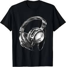 Vinyl Records for Lovers of Music, Vintage Vinyl and Space T-Shirt, Medium
