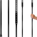 Metal Stakes for Yard Signs, 54-Inch Heavy Duty Posts, Black, 2-Pack