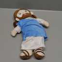 Jesus Plush Doll Jesus Plushie Stuffed Toy Christian Stuff Religious for Kids Christening Easter 14.2" (Blue)
