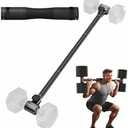 Motion Space Flexibell Dumbbell Converter - 260 LBS Weight Capacity 丨Convert Dumbbells to Barbell and Kettlebell by Alloy Steel Bar & Clamp, Enhanced Compatibility with Most Dumbbells for Home Fitness