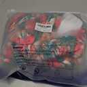 Itzel Women's Ruched Twist Front One Piece Swimsuit Tummy Control Push Up Vintage Retro Bathing Suits Red Flowers Green Leaf 10