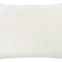 Nature Silk Pillowcase 14x20 Inch Double Side 19 Momme Thick Silk Pillowcase for Hair and Skin 600 Thread Count 100% Mulberry Silk Bed Pillow Cover Toddler Size 36x51CM Ivory White, 1 Piece