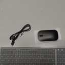 seenda Bluetooth Keyboard and Mouse Combo for Mac, SKM64-2 Rechargeable Slim Wireless Keyboard Mouse Compact, 3 Multi-Device Connection, Compatible for Mac, MacBook Pro/Air, iPad, iPhone, Black Gray