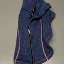 cyeollo Dog Fleece Jacket Sweater Lightweight Pet Coat Reflective Jackets Step in Zipper Warm Dog Sweaters for Large Dogs