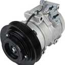 Autoround A/C AC Compressor with Clutch Fit for 2003-2008 Toyota Corolla & Matrix, 1.8L L4, Replace CO-11247C 88310-50160 88310-5016084 158386 157386